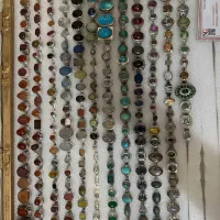 انگشتر نقره دستساز خطی