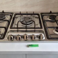 اجاقگاز صفحه ای استیل با کابینت درحدنو|اجاق گاز و لوازم برقی پخت‌وپز|نسیم‌شهر, |دیوار