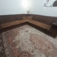 مبل ال راحتی ومیز جلو مبلی|مبلمان خانگی و میز عسلی|محمدیه-قزوین, |دیوار