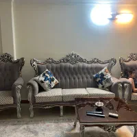 مبل سلطنتی ۹نفره در حد نو چوب اصل راش