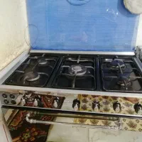 اجاق گاز 5شعله فر دار تمیز