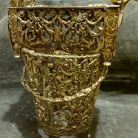 سطل آشغال و جا دستمال کاغذی برنج