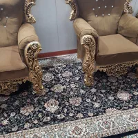 مبل سلطنتی ۷نفر|مبلمان خانگی و میز عسلی|جوانرود, |دیوار