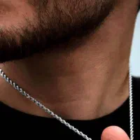 زنجیر نقره ای طنابی|جواهرات|مشهد, عسگریه|دیوار