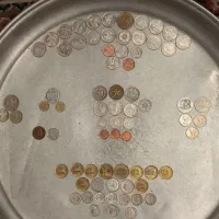 50 سکه خارجی و 62 سکه ایرانی قدیمی