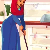 خدمتکار خانوم جوان