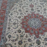 فرش دستباف کرک وابریشم نه متر