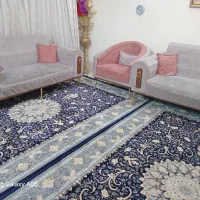 مبل راحتی هفت نفره بایک میزودوعسلی