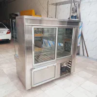 یخچال مکعبی ویترینی طلای ۱نیم متری درحد نو|کافیشاپ و رستوران|نسیمشهر, |دیوار