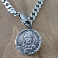 زنجیر کارتیر مردانه همراه با شمایل دوطرفه|جواهرات|باقرشهر, |دیوار