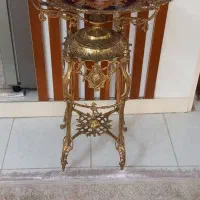 میوه خوری و گلدان برنز