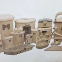 سرویس پلاستیک 50پارچه جهزیه پلاستیک آشپزخانه بازن