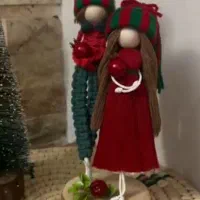 عروسک مکرومه یلدایی|صنایع دستی و سایر لوازم تزئینی|زابل, |دیوار