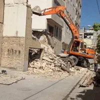بیل میکانیکی تخریب و خاکبرداری لوله گذاری زیرسازی|خدمات پیشه و مهارت|شیراز, ارم|دیوار