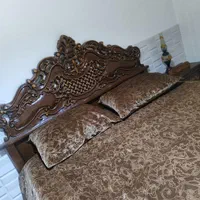 تخت خواب دو نفره  تمام چوب|تخت و سرویس خواب|تهران, علی‌آباد|دیوار