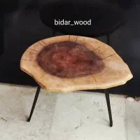 عسلی چوب و رزین  گردو|مبلمان خانگی و میز عسلی|نظرآباد, نظرآباد|دیوار