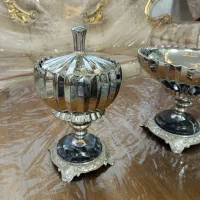 شکلات خوری و میوه خوری آنتیک|ظروف سرو و پذیرایی|نیشابور, هفده شهریور|دیوار