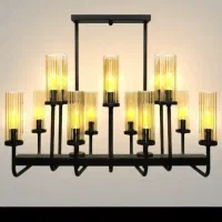 لوستر۳شعله اقتصادی|لوستر و چراغ آویز|تهران, اتابک|دیوار