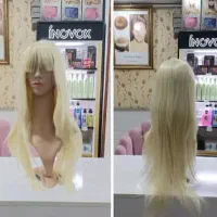 کلاه گیس زنانه رنگ فانتزی و رنگ طبیعی