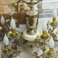 یک عدد لوستر شیک( برنز اصل تایید گالری برنز رز )|لوستر و چراغ آویز|سنندج, |دیوار