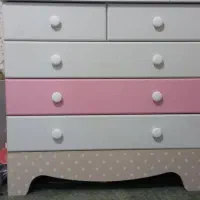 سرویس خواب نوزاد و نوجوان آپادانا چوب|تخت و صندلی بچه|خرمآباد, |دیوار