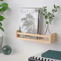 کتابخانه چوبی اتاق|کتابخانه، شلف، قفسههای دیواری|اراک, |دیوار