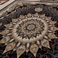 فرش ۱۲ متری سرمه ای