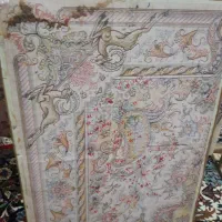 فرش دستباف نیمه کاره|فرش|کرمانشاه, |دیوار