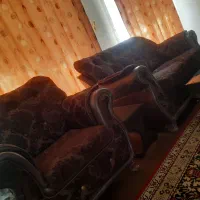 مبلمان ۷ نفره جنس مخمل و چرم