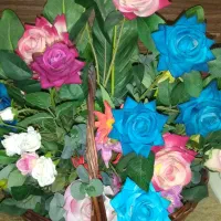 تعدادی باکس گل مصنوعی|گل مصنوعی|خمینیشهر, |دیوار