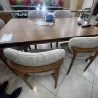 فروش مبل راحتی۸ نفره  و میز نهار خوری ۶نفره راش نو
