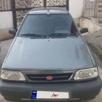 پراید خاکستری مدل 90 دوگانه سوز کارخانه