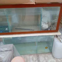2تاآکواریوم بزرگ با وسایلش