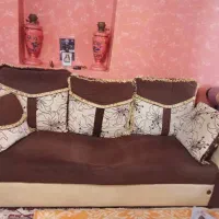 مبل ۷ نفره کاملاً سالم و تمیز|مبلمان خانگی و میز عسلی|نمین, |دیوار