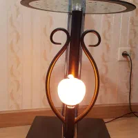 آباژور ایستاده ساعت دار و چراغ خواب و میز|چراغ خواب و آباژور|ارومیه, |دیوار