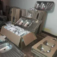 سینک باکسی دوپله گرانیت هود گازتوکار شیرآلات w8040|مصالح و تجهیزات ساختمان|مشهد, پنجتن|دیوار