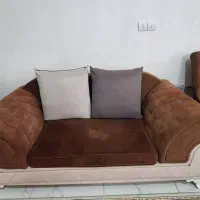 مبل راحتی ۷ نفره به همراه میز عسلی|مبلمان خانگی و میز عسلی|شاهینشهر, گزبرخوار|دیوار