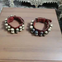 دوعدد قورچه برنجی با تسمه چرم اصلی