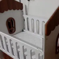 تخت کودک طرح کلبه ، گهواره ای