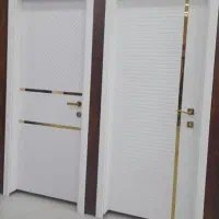 درب دوجداره آلومینیومی‌ ضدسرقت اتاقی سرویس پلیسه|مصالح و تجهیزات ساختمان|خرم‌آباد, |دیوار