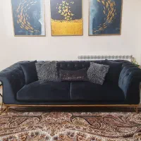 مبلمان۸نفره بامیزوجلومبلی تمیز وسالم چستر|مبلمان خانگی و میز عسلی|اندیشه, شهرک صدف|دیوار