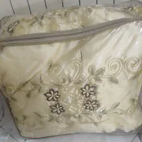 روتختی دونفره ساتن گل برجسته