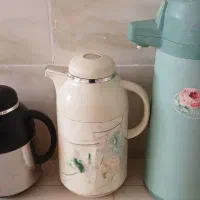 دو عدد فلاسک خارجی و یک پوسته فلاسک ساخت اندونزیا