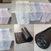 پخش پلاستیک زباله و سفره یکبارمصرف رول شده