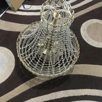 لوستر کریستالی قدیمی عتیقه|لوستر و چراغ آویز|شیراز, شهرک گلستان|دیوار