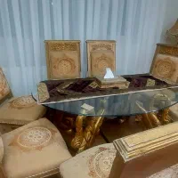 مبلمان استیل به همراه میز ناهار خوری|مبلمان خانگی و میز عسلی|شاهینشهر, ۹ دی|دیوار