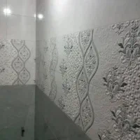 کاشی کار / کاشیکار ، کار اسلب و نما ، چسبی و