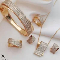 بدلیجات خاص جدید ژوپینگ رنگ ثابت آبکاری طلا 300