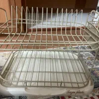 آب چکان فلزی با سینی زیر