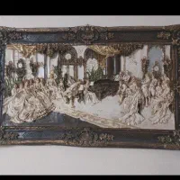 تابلو پلی استر طرح برجسته شیک